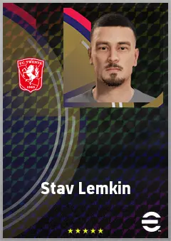 Stav Lemkin eFootball 2026 player card, 70 OVR CB