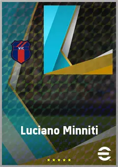 Luciano Minniti eFootball 2026 player card, 63 OVR RB