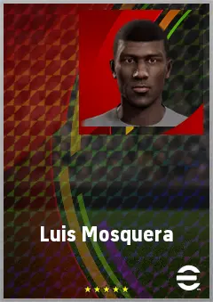 Luis Mosquera eFootball 2026 player card, 62 OVR RB