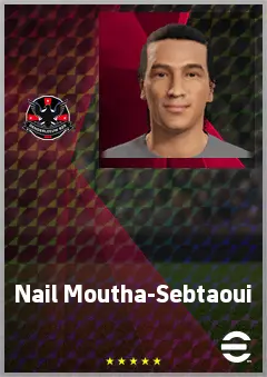 Nail Moutha-Sebtaoui eFootball 2026 player card, 66 OVR LB