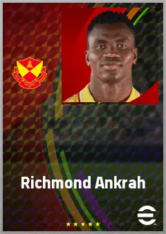 Richmond Ankrah eFootball 2026 player card, 70 OVR CB