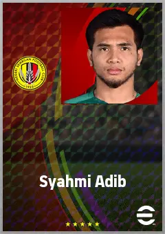 Syahmi Adib eFootball 2026 player card, 61 OVR GK