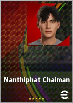 Nanthiphat Chaiman eFootball 2026 player card, 61 OVR RWF
