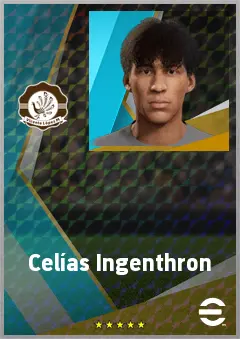 Celías Ingenthron eFootball 2026 player card, 67 OVR LB
