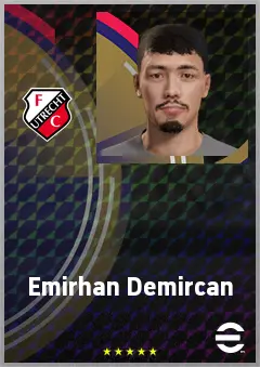 Emirhan Demircan eFootball 2026 player card, 67 OVR LWF