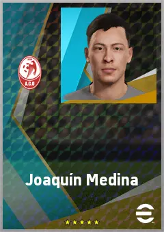 Joaquín Medina eFootball 2026 player card, 64 OVR DMF