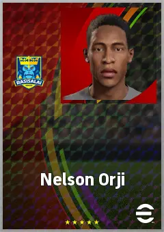 Nelson Orji eFootball 2026 player card, 64 OVR CB