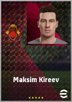 Maksim Kireev eFootball 2026 player card, 66 OVR AMF