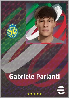 Gabriele Parlanti eFootball 2026 player card, 65 OVR CMF