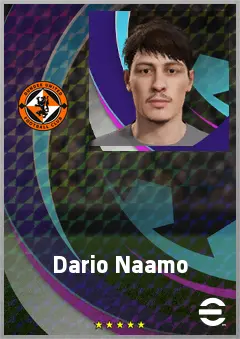 Dario Naamo eFootball 2026 player card, 67 OVR RB