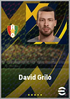 David Grilo eFootball 2026 player card, 66 OVR GK