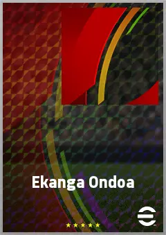 Ekanga Ondoa eFootball 2026 player card, 65 OVR CF