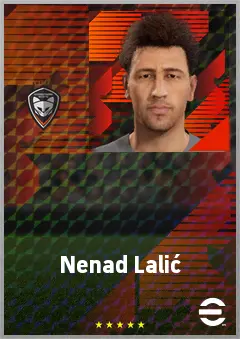 Nenad Lalić eFootball 2026 player card, 66 OVR CB