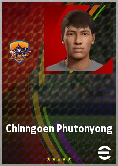 Chinngoen Phutonyong eFootball 2026 player card, 60 OVR CF