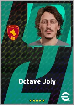Octave Joly eFootball 2026 player card, 66 OVR CMF