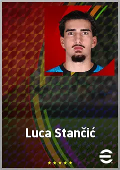Luca Stančić eFootball 2026 player card, 63 OVR GK