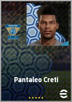 Pantaleo Creti eFootball 2026 player card, 63 OVR RB