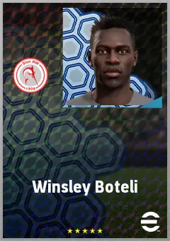 Winsley Boteli eFootball 2026 player card, 67 OVR CF