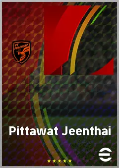 Pittawat Jeenthai eFootball 2026 player card, 61 OVR LB