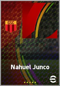 Nahuel Junco eFootball 2026 player card, 64 OVR CF