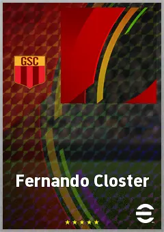 Fernando Closter eFootball 2026 player card, 65 OVR CB