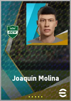 Joaquín Molina eFootball 2026 player card, 63 OVR GK