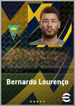 Bernardo Lourenço eFootball 2026 player card, 62 OVR AMF