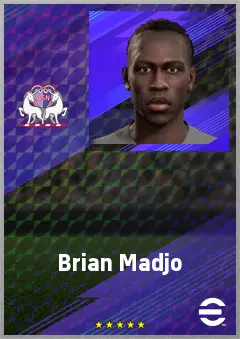 Brian Madjo eFootball 2026 player card, 63 OVR CF