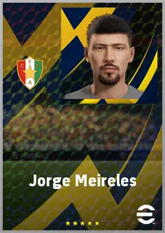 Jorge Meireles eFootball 2026 player card, 63 OVR LWF