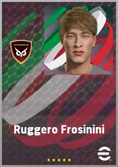 Ruggero Frosinini eFootball 2026 player card, 65 OVR RB