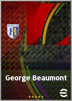 George Beaumont eFootball 2026 player card, 61 OVR RB
