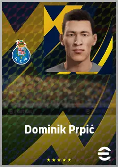 Dominik Prpić eFootball 2026 player card, 67 OVR CB