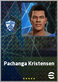 Pachanga Kristensen eFootball 2026 player card, 61 OVR CB
