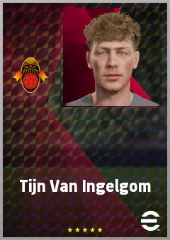 Tijn Van Ingelgom eFootball 2026 player card, 64 OVR GK