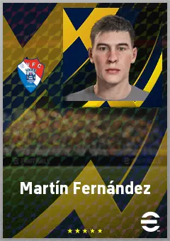 Martín Fernández eFootball 2026 player card, 65 OVR AMF
