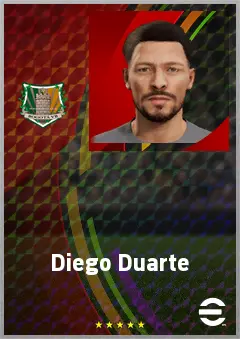 Diego Duarte eFootball 2026 player card, 69 OVR CF