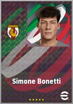 Simone Bonetti eFootball 2026 player card, 65 OVR CB