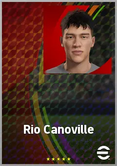 Rio Canoville eFootball 2026 player card, 60 OVR CB