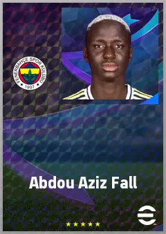 Abdou Aziz Fall eFootball 2026 player card, 62 OVR CMF