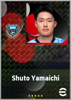Yamaichi Shuto eFootball 2026 player card, 60 OVR CMF