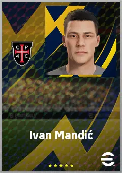 Ivan Mandić eFootball 2026 player card, 66 OVR GK