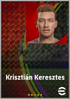 Krisztián Keresztes eFootball 2026 player card, 70 OVR CB