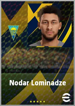 Nodar Lominadze eFootball 2026 player card, 67 OVR CMF