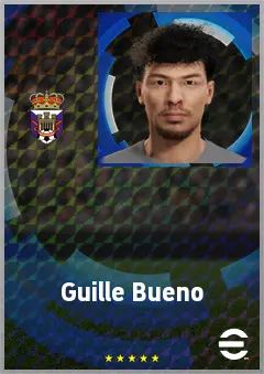 Guille Bueno eFootball 2026 player card, 67 OVR LB