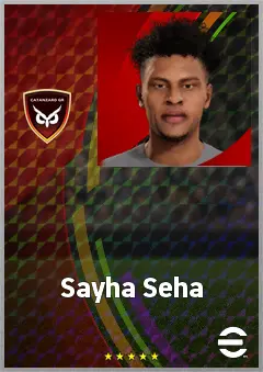 Sayha Seha eFootball 2026 player card, 64 OVR RWF