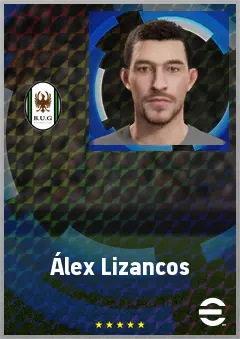 Álex Lizancos eFootball 2026 player card, 67 OVR RB