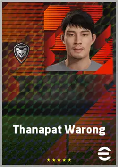 Thanapat Warong eFootball 2026 player card, 61 OVR CB