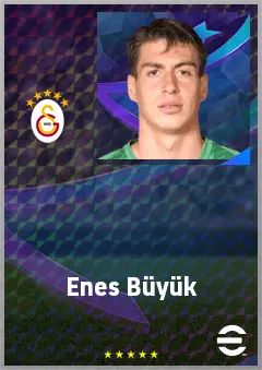 Enes Büyük eFootball 2026 player card, 62 OVR GK