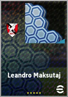 Leandro Maksutaj eFootball 2026 player card, 60 OVR CMF