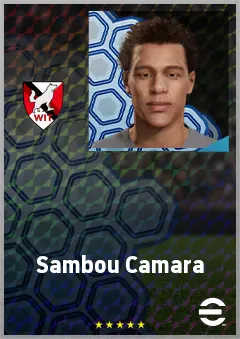 Sambou Camara eFootball 2026 player card, 63 OVR CB